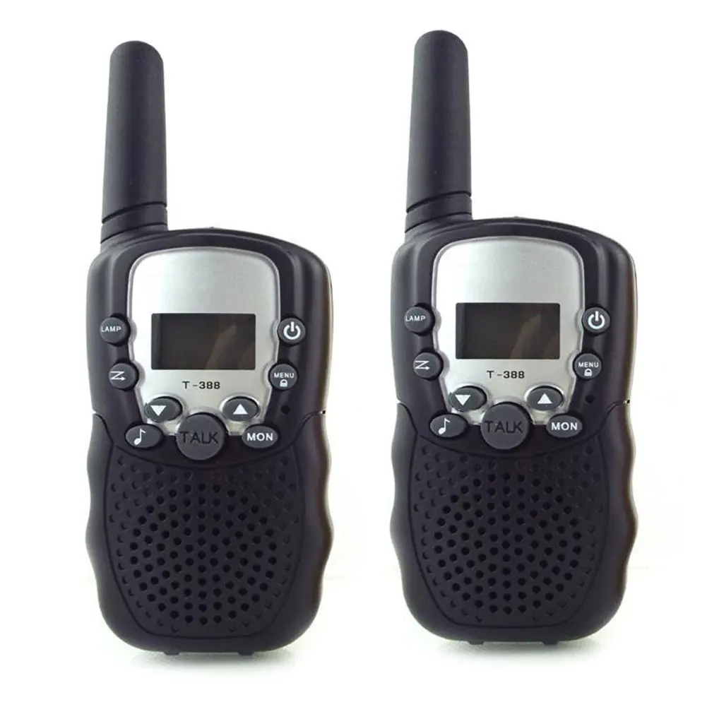 2pcs childrens toy walkie talkie kids mini radio interphone uhf long range handheld transceiver toys for boys girls gift free global shipping