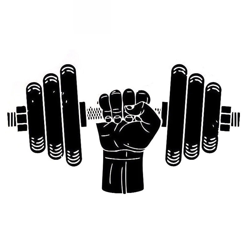 

Креативная Спортивная гантеля для фитнеса, автомобильная наклейка для тела, мотоцикла, ноутбука, украшение, персонализированная Автомобильная наклейка, водонепроницаемая