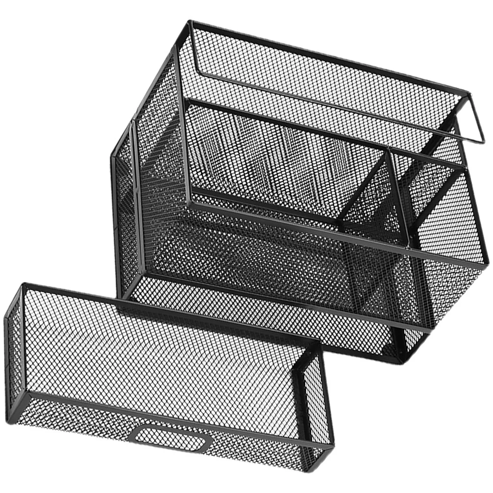 

Pen Stand Desk Storage Box Holder Organizer Tray Accessory Drawer Office Convenient Desktop