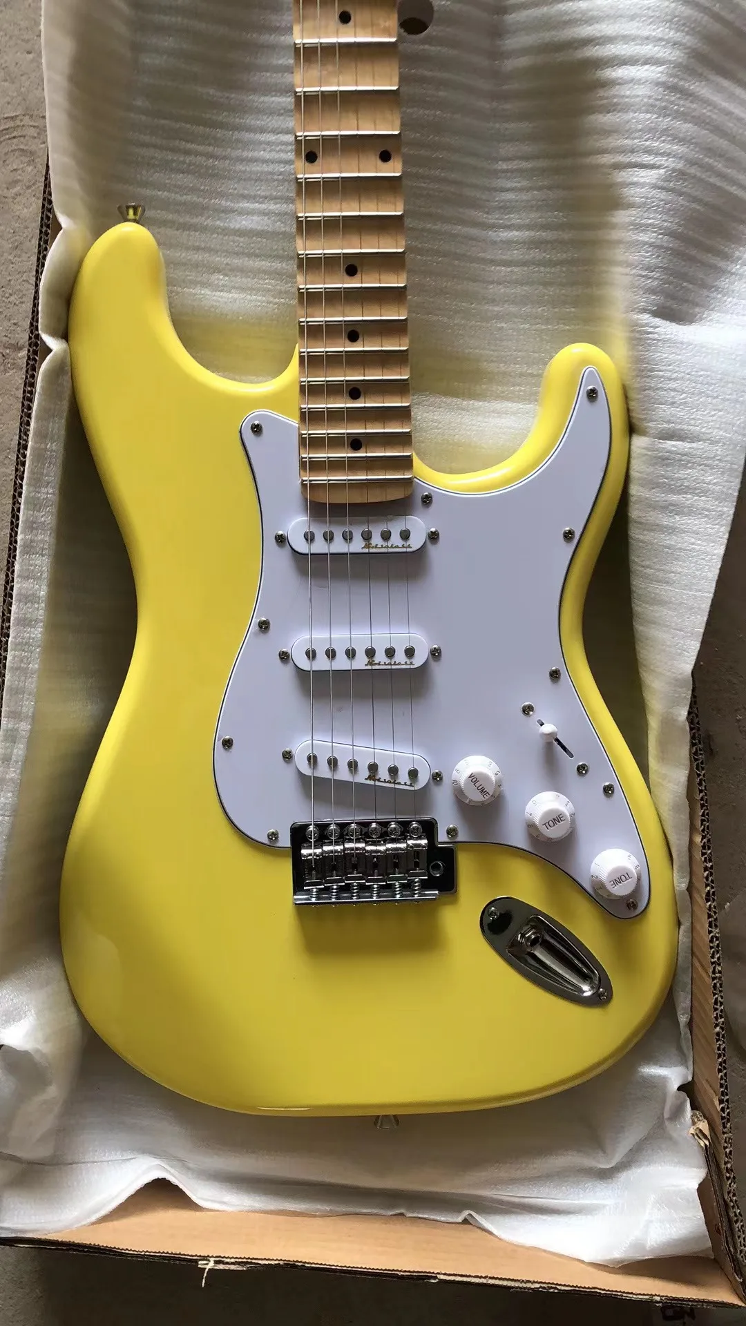 Yngwie Malmsteen Гриф для электрогитары Желтый Fanshaped Fingerboard ...
