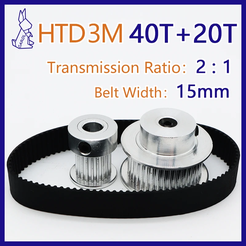 

Комплект шкивов HTD3M 40T 20T