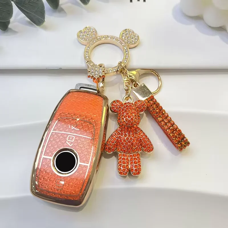 Подходит для ключей Mercedes Benz C E A B S Class GLE GLA GLB GLC GLS автомобильная флуоресцентная