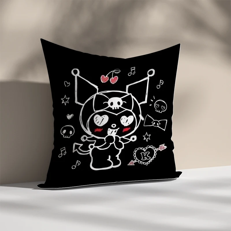 

Body Pillow Cover 40x40 Kawaii Short Plush Decorative Cushions for Sofa Cute Kuromies Throw Pillows Pillowcase Fall Decor Covers