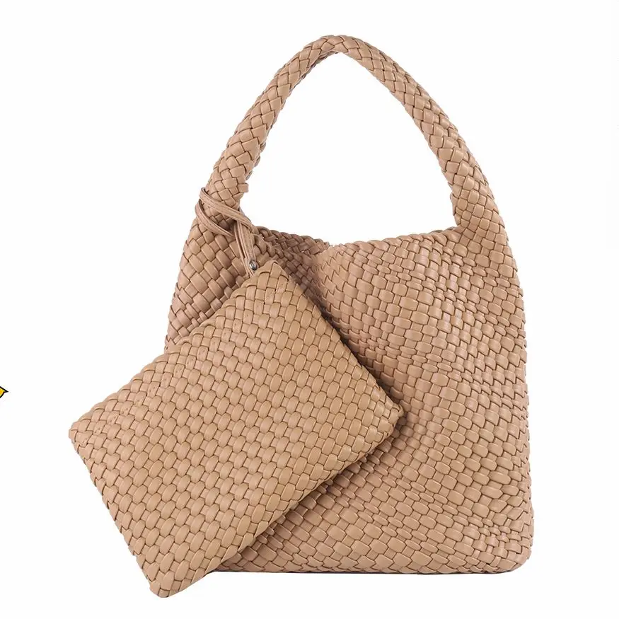 Oversized Women's Handbags High Quality Designer Handbags Set Women's Fashion Wallets Luxury Handwoven Shoulder Bags