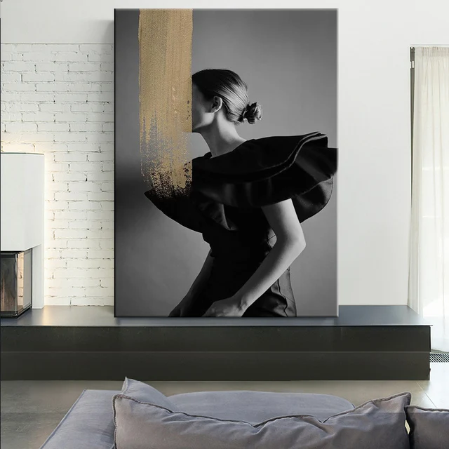 

Абстрактная европейская фигура на холсте