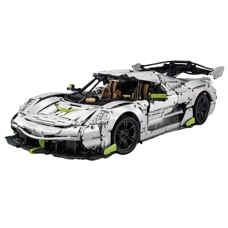 

CADA C61048W Fantasma High Tech 4346pcs Super Sports Car Scale 1:8 Model Building Blocks Bricks Puzzle Toy Designed by Dugald Ca