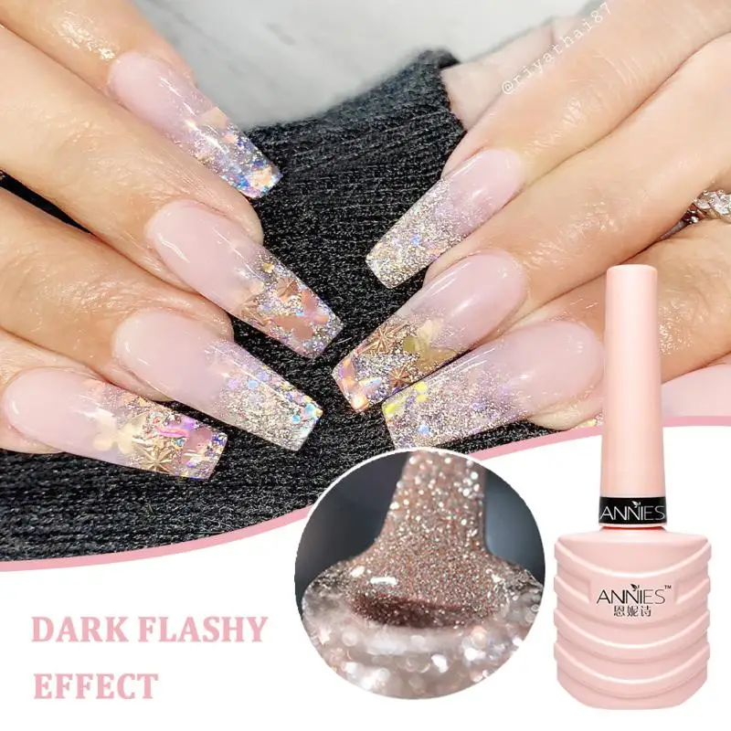 

10ml Explosion Diamond Gel Nail Polish Crystal Shimmer Reflective Bundi Nail Art Gel Manicure Lasting Soak Off Nail Glue Decor