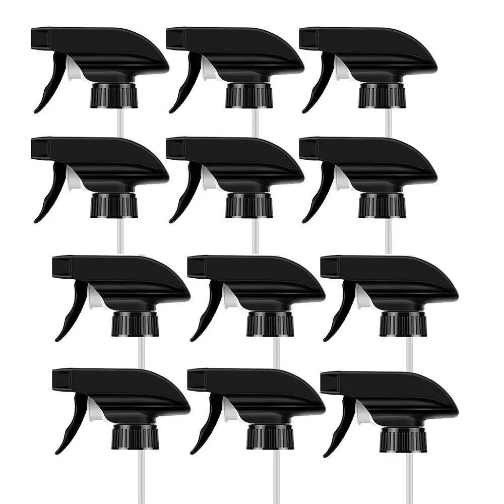 

12 Pcs Trigger Sprayer Spray Bottle Nozzle Head - 28/410 Neck Bottle Size