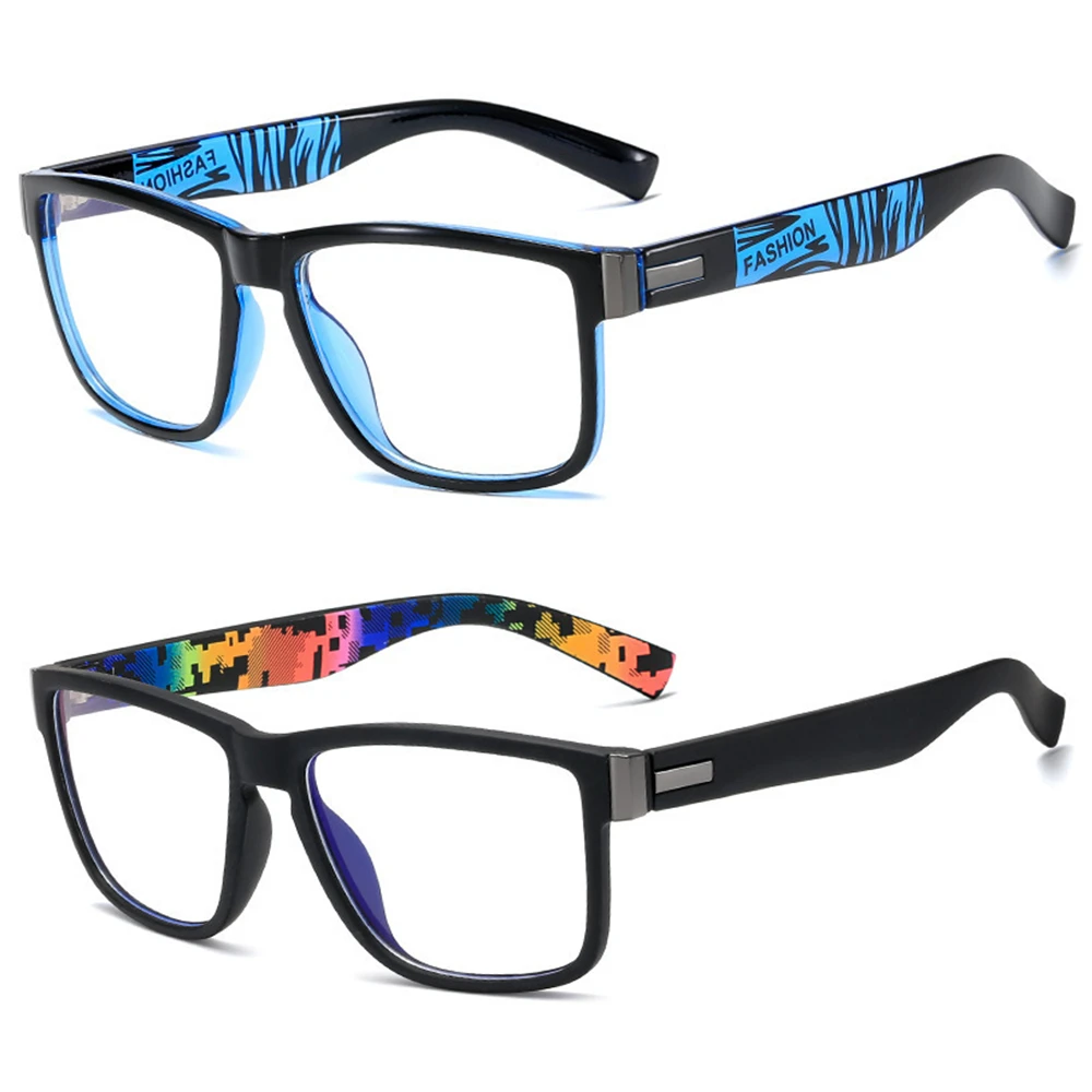 

Новинка D518, очки с защитой от синего света, мужские очки с оправой для близорукости, простые очки в стиле ретро с квадратной оправой HD