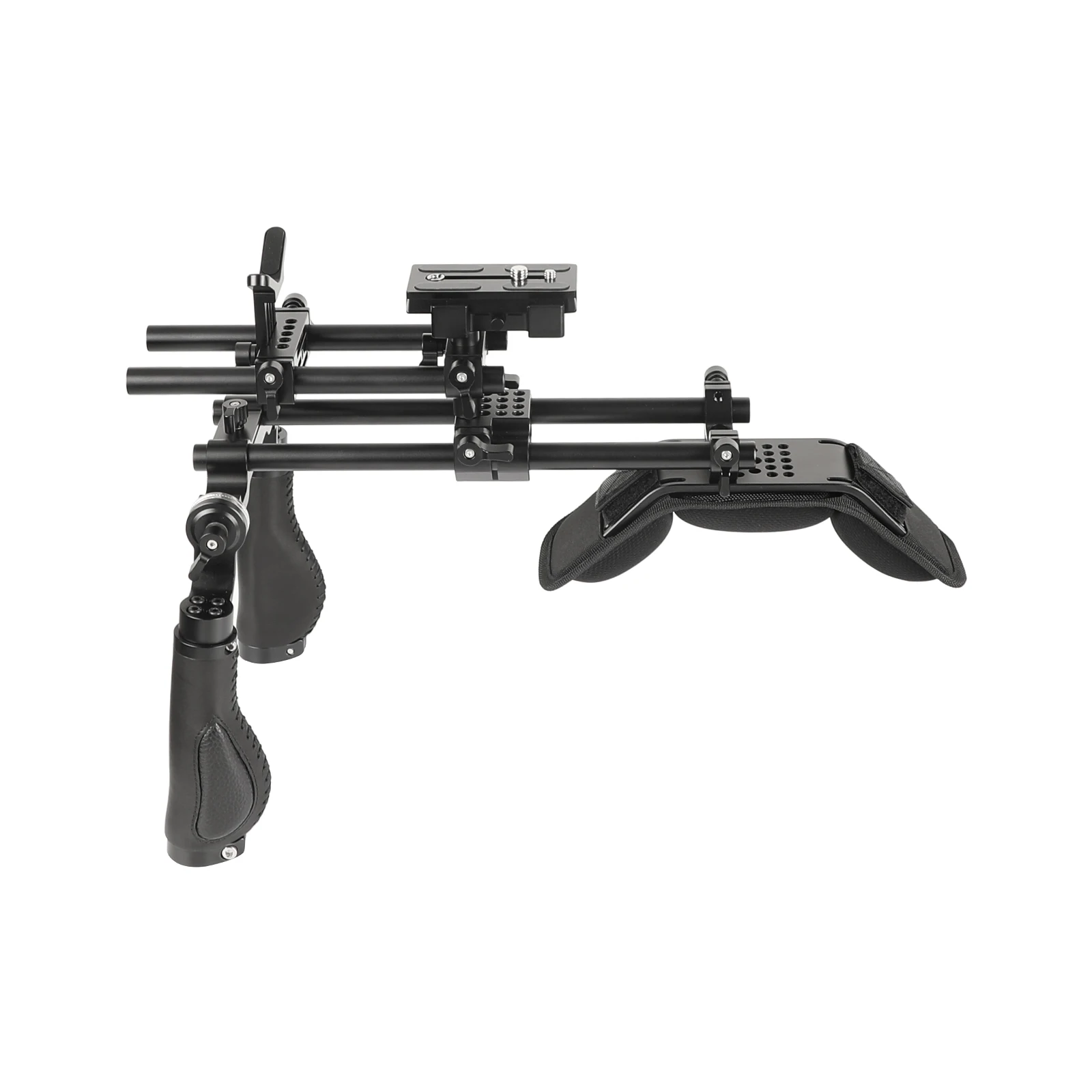 KAYULIN Shoulder Rig Support Film Maker Система рельсовых блоков 15 мм с объективом Y-образной