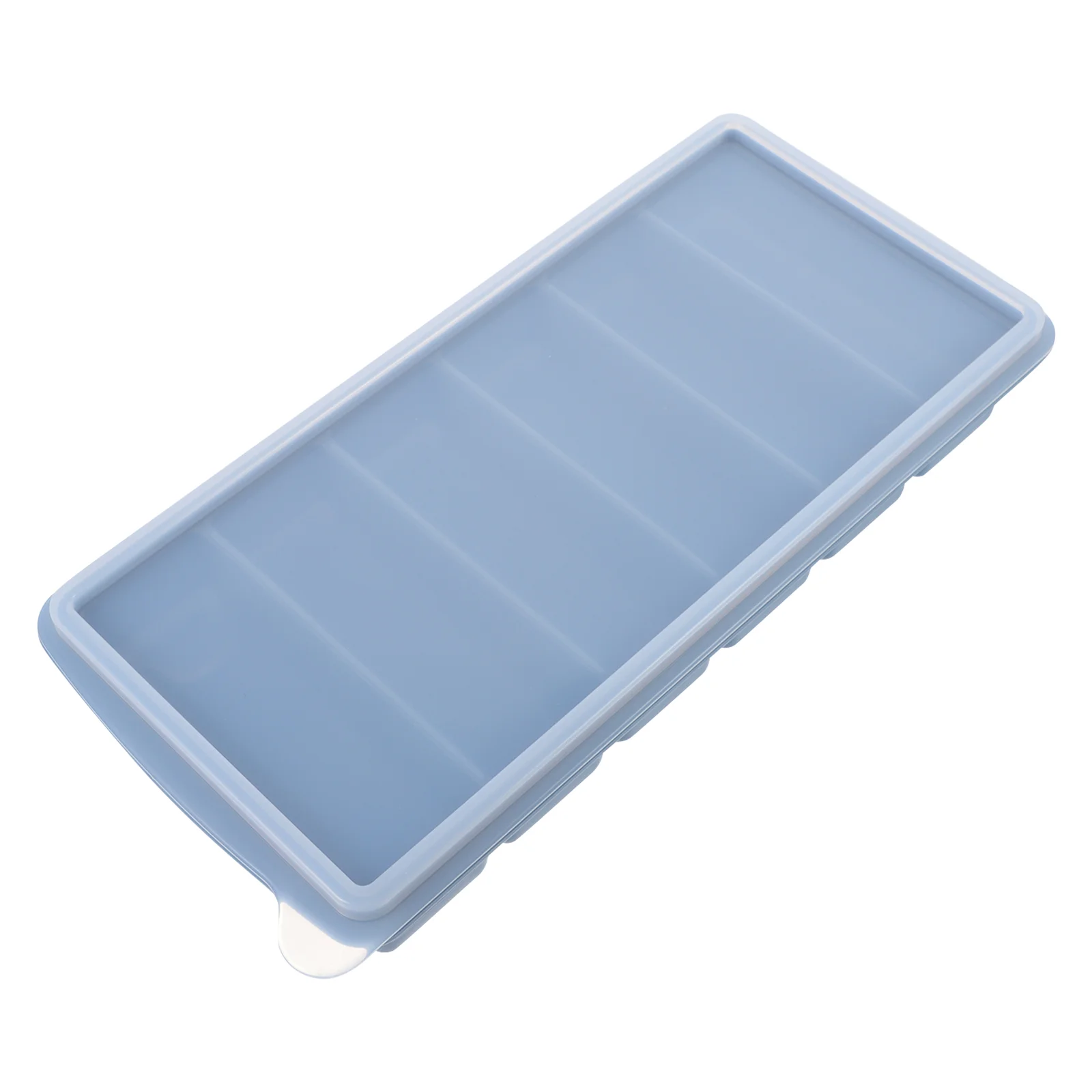 

1 Pc 6 Grids Cube Mold, Making Mold Silicone Refrigerator Tray Long Cube Tray for Home Restaurant ( Blue )
