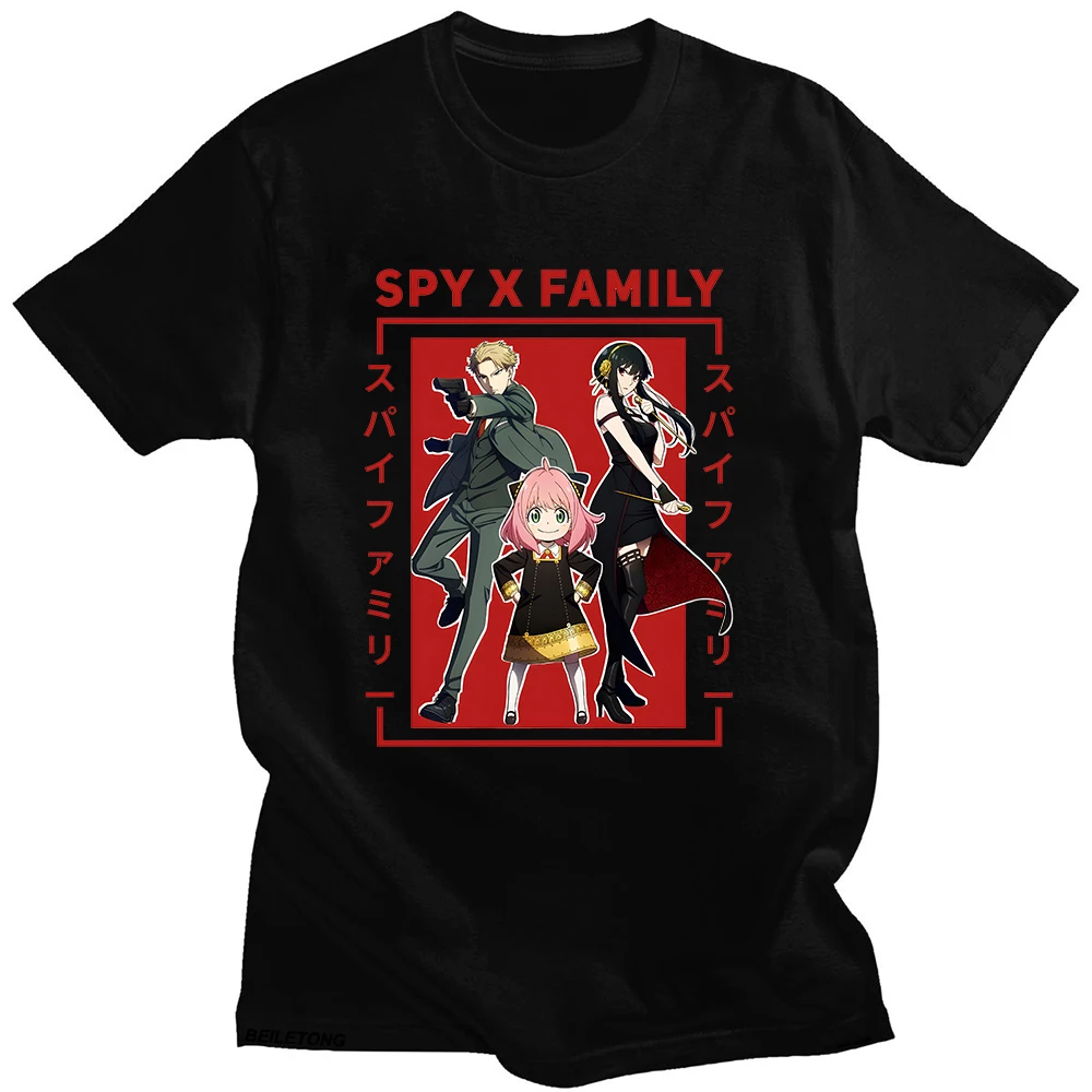 

Anya Smug Japan Anime Forger Spy X Family T-shirt Japanese StreetwearHarajuku Cartoon Tshirt Summer Casual Women/men 100% Cotton