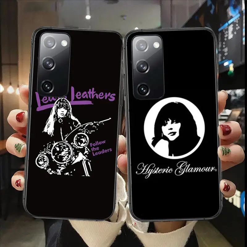 

Japan Fashion Brand Hysteric Glamour Girl Tags Mirror Phone case For Samsung Galaxy S30 s21 fe s20 s7 s5 s8 Plus s9 s10 s10e s21