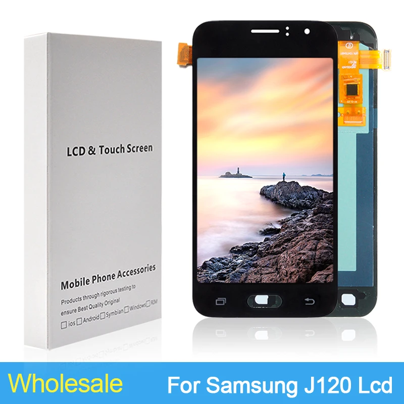 OLED-дисплей для Samsung Galaxy J120 ЖК-дисплей J1 2016 сенсорная панель дигитайзер в сборе с