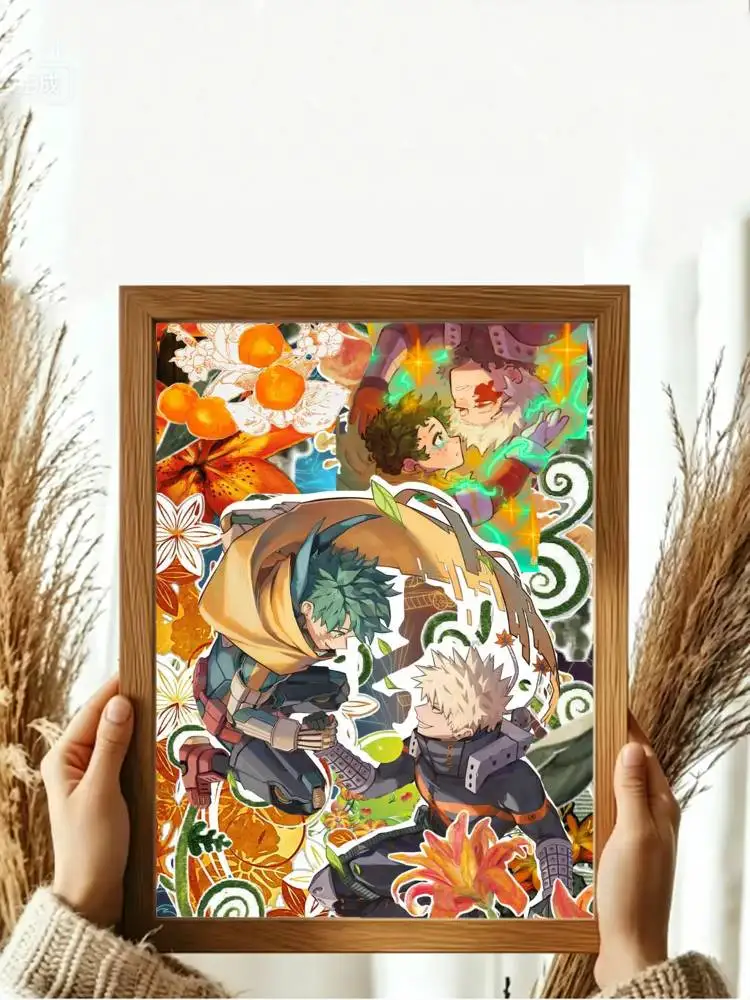 Постер My Hero Academia B-BakuDeku HD, самоклеящийся, водонепроницаемый, для декора стен, идеально подходит для дома, офиса, общежития, в подарок (art.: 3920dc74e1bc9) - 3920dc74e1bc9