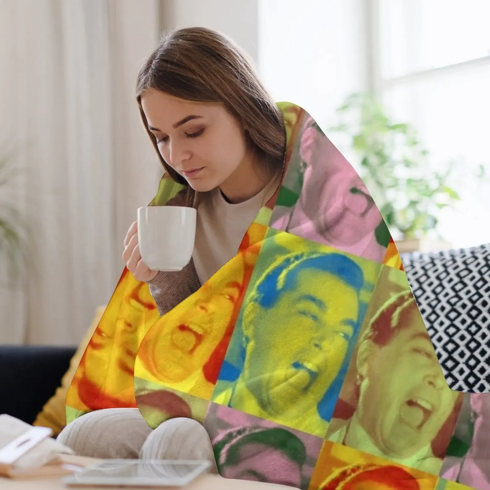 Ray Liotta смех мафия гангстерский фильм Goodfellas живопись многоцветное одеяло