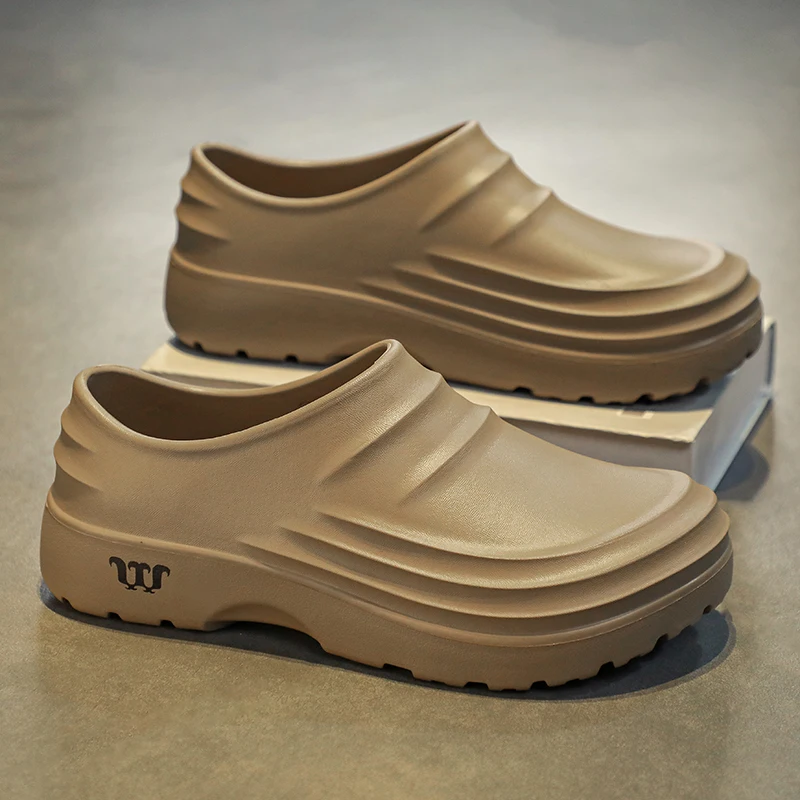 Женские Повседневные Слипоны Садовая Обувь Из ЭВА Нескользящая Маслостойкая