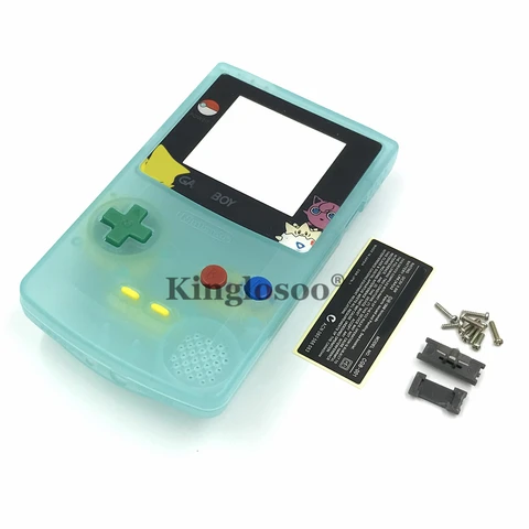 Полный сменный комплект для Game Boy Цветной чехол для корпуса консоли GBC Светится в темноте