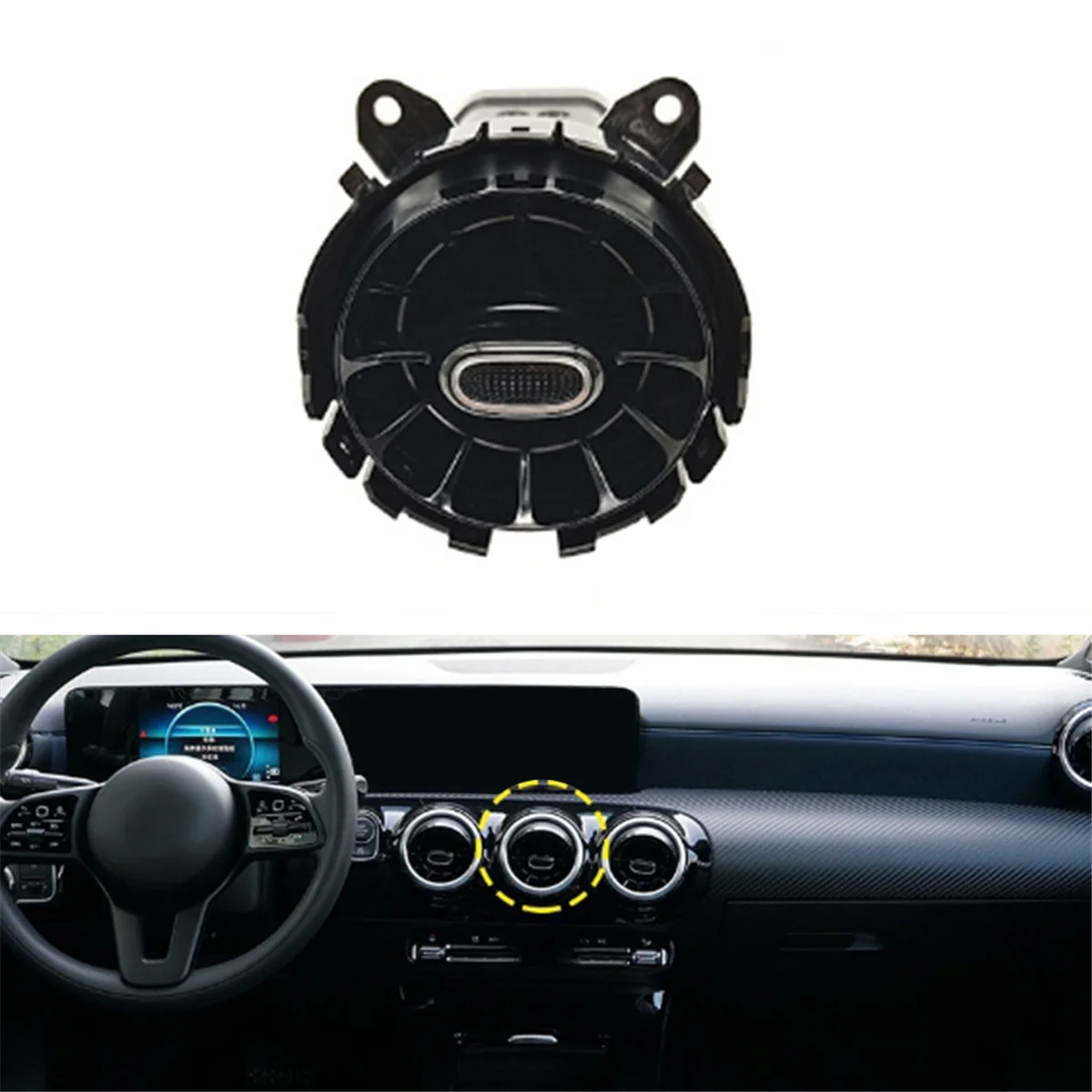 Центральная консоль автомобиля Вентиляционное отверстие кондиционера в сборе