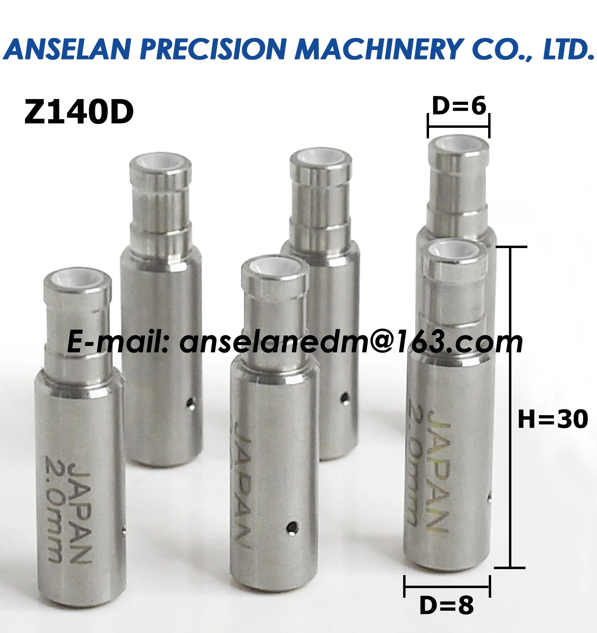 

Ø0.15mm Z140D Ceramic Pipe Guide for Taiwan brands of edm drilling machine, ELECTRODE TUBING GUIDE, EDM DOUBLE CERAMIC GUIDE