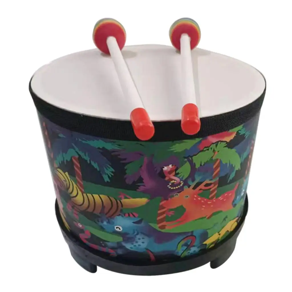 

Floor Drum Preschool Toys Early Education Decal Drum Toy for Birthday Gift