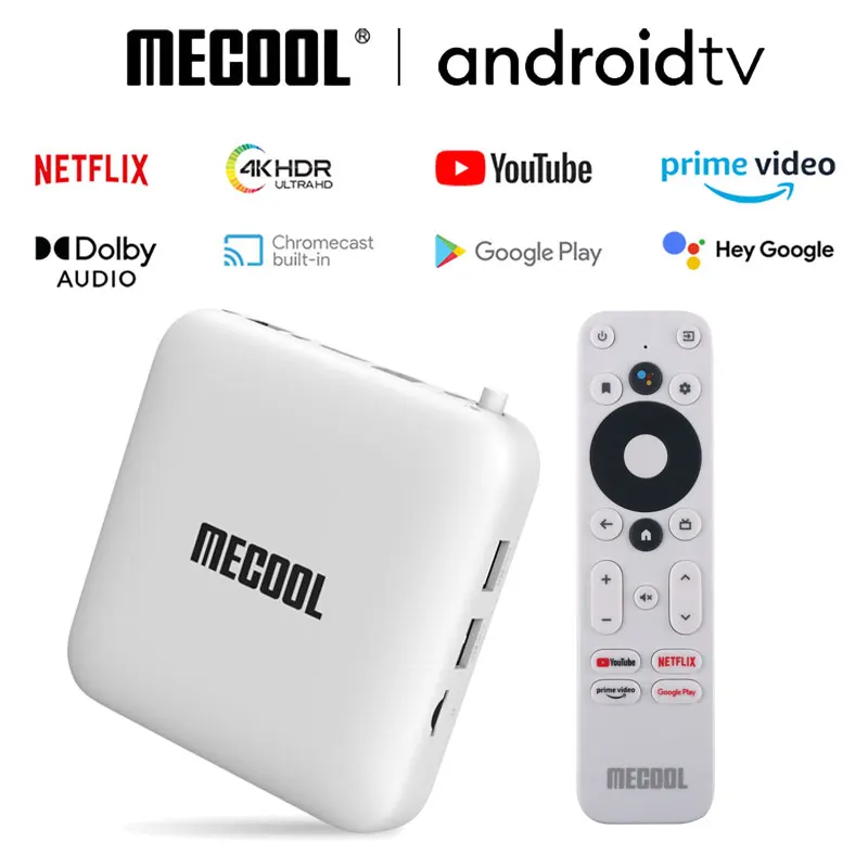 

ТВ-приставка Mecool KM2 Amlogic S905X2, 2 + 8 Гб, USB 100, 2,4 м, 4K, 2.4G/5G Voice Netflix WiFi Movie Prefix TVBOX