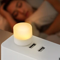 usb led light computer mobile power charging usb small book lamps led eye protection reading light round table lamp night lights
