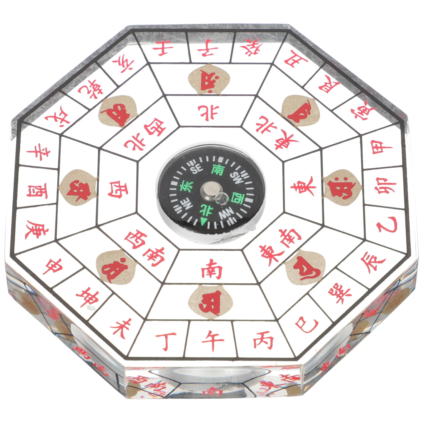 

Compass Chinese Pan Feng Style Navigation Backpacking Sundial Luck Good Divination Traditional Shui Vintage Ancient Camping