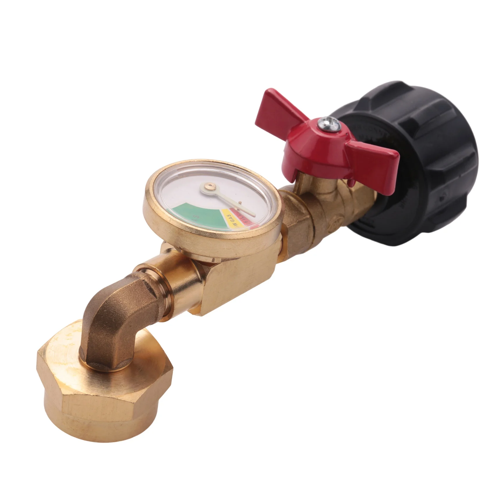 Переходник для пропана 1 фунтов до 20 QCC1 пропановый Заправляемый угловой адаптер с