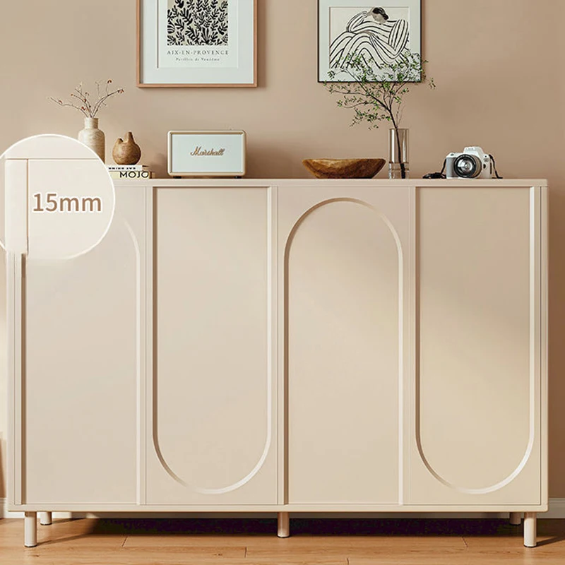 Деревянный шкаф для обуви шкафы хранения прихожей обувной современный