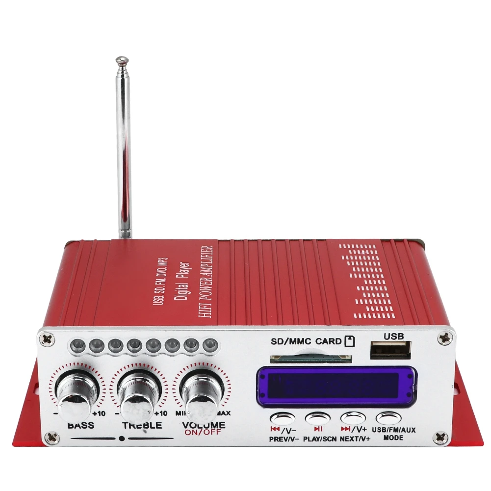 

Мини USB-карта 30 Вт стерео MP3/MP4 цифровой усилитель мощности Hi-Fi аудио усилитель мощности (красный) усилитель усилителя