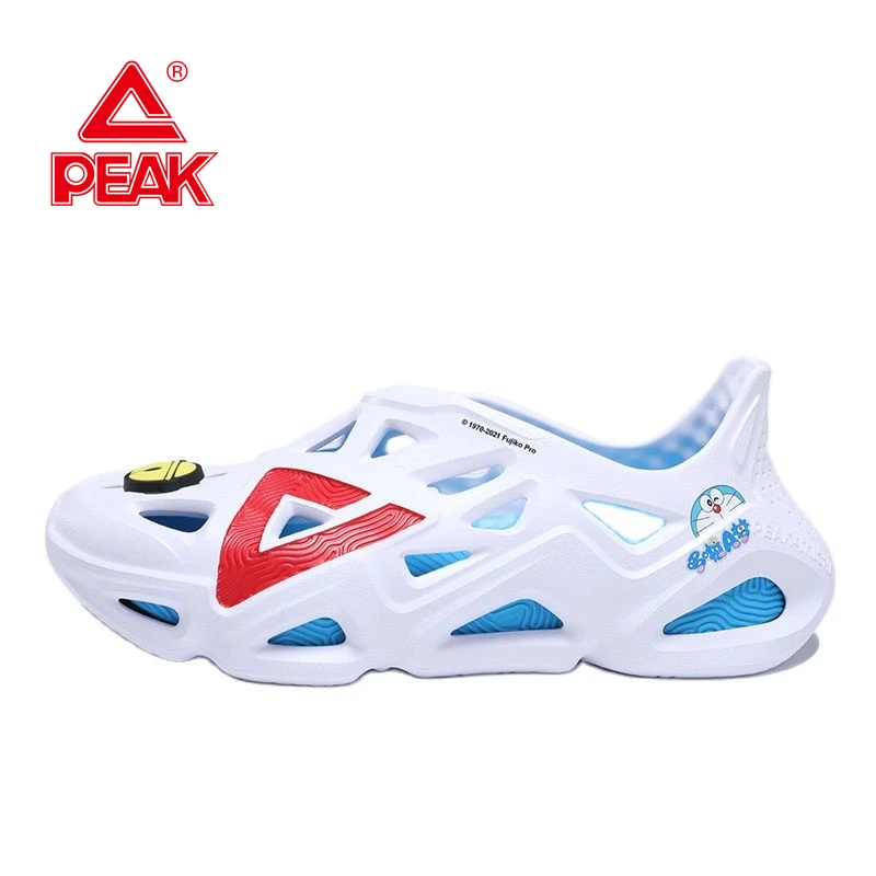 PEAK Men TAICHI X Doraemon Slippers Waterproof Soft Clogs Flip Flops Beach Casual Summer Fashion Sport Sandals E13005L
