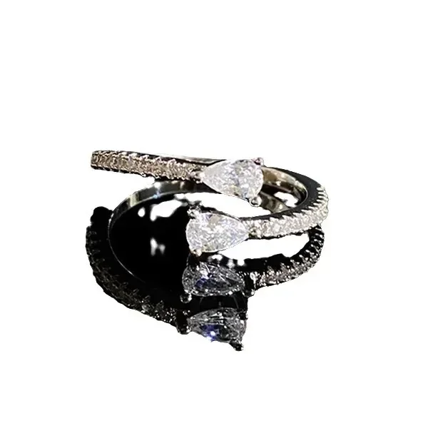 Высокое качество роскошное кольцо MDL в стиле муассанита маленькая красная книга