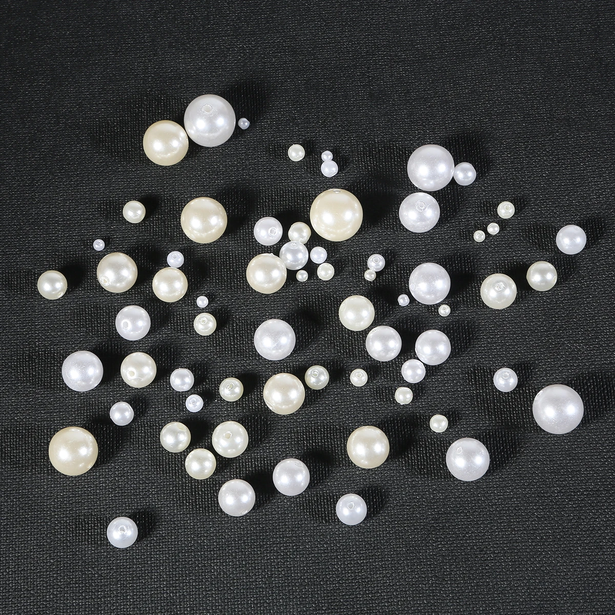 Бусины из АБС-пластика для рукоделия сделай сам круглые белые жемчужные бусины