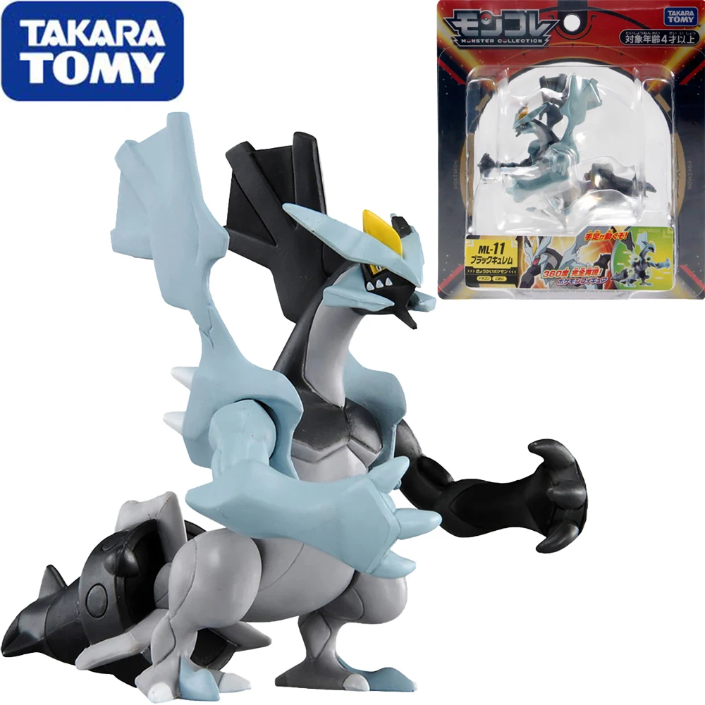 Настольная коллекция в наличии Takaratomy Покемон, монстр Black Kyurem Ml-11 Pokemon, коллекционная аниме-фигурка, модель, игрушки