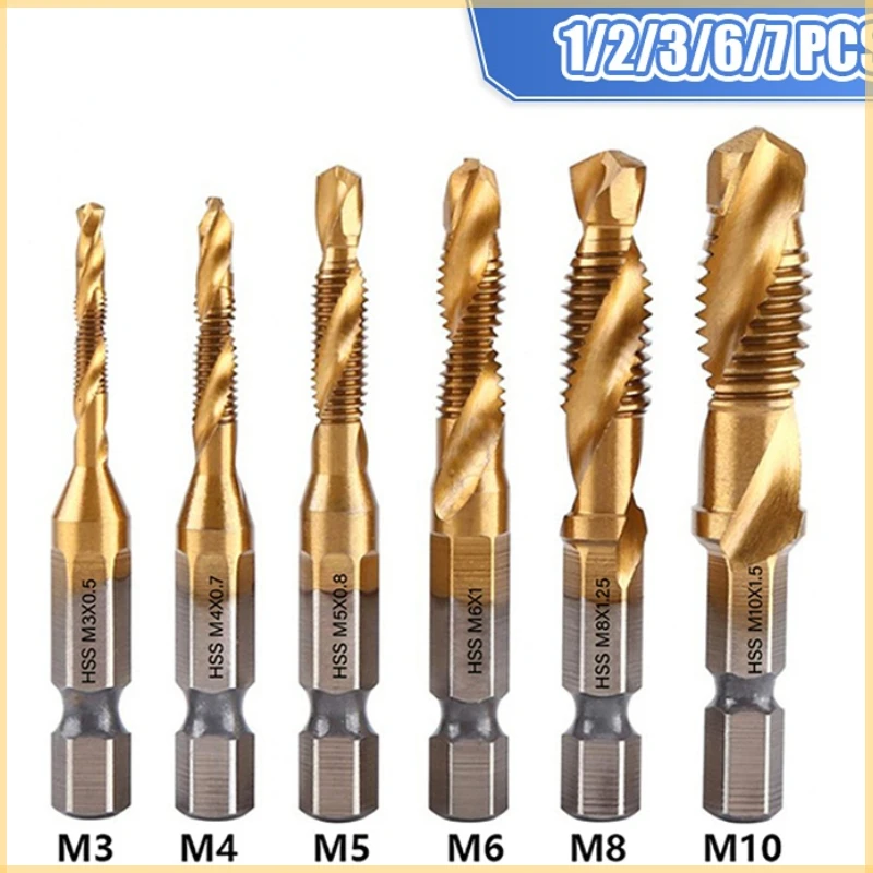 

Сверла с шестигранным хвостовиком, 1/6 шт.