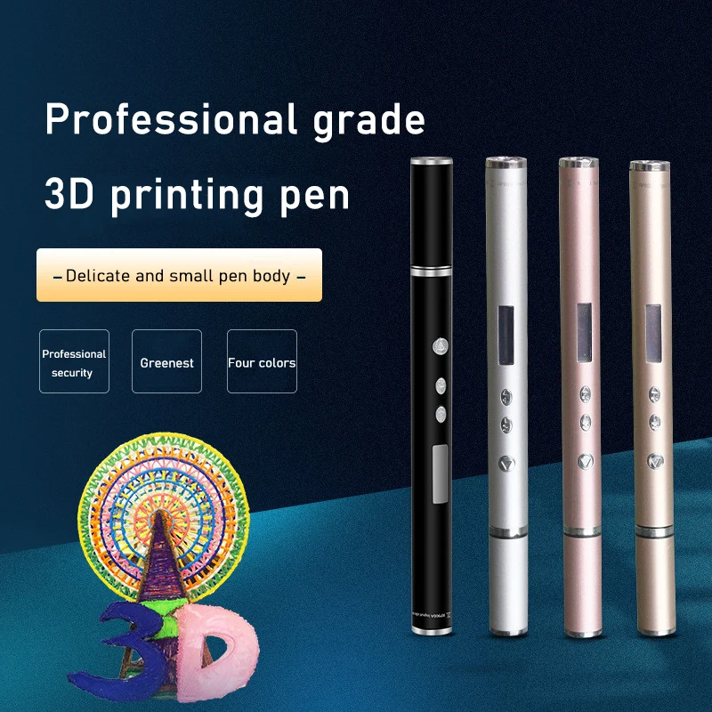 

Профессиональная 3d-ручка из АБС/пла филамента, ручка для 3D печати с OLED дисплеем, 3d-ручка для трехмерного граффити, креативная подарочная коробка
