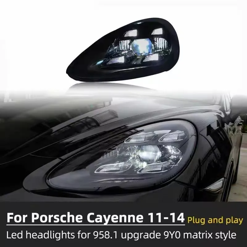 Передняя фара Direct Cayenne светодиодные фары для Porsche 958 обновленная лампа 2011-2014