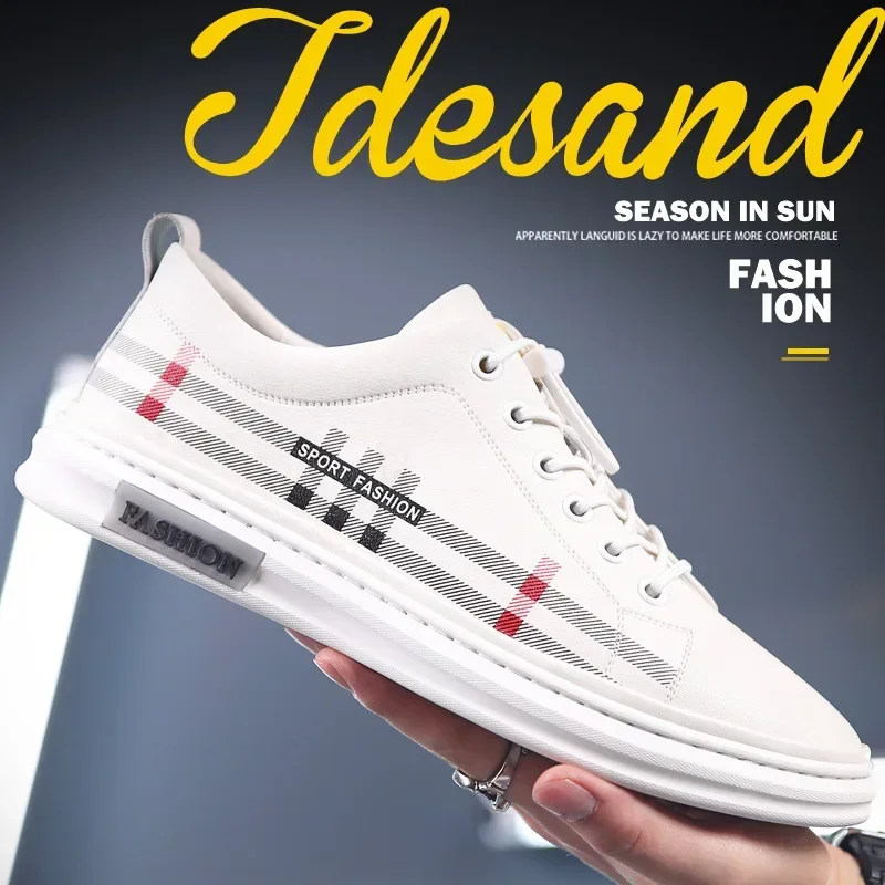 

Новая маленькая белая обувь весна-осень универсальная мужская обувь на плоской подошве Модная молодежная обувь модная повседневная спортивная обувь для мужчин