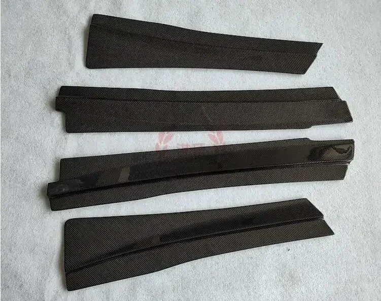 4 шт. боковые удлинители из настоящего углеродного волокна комплект губной