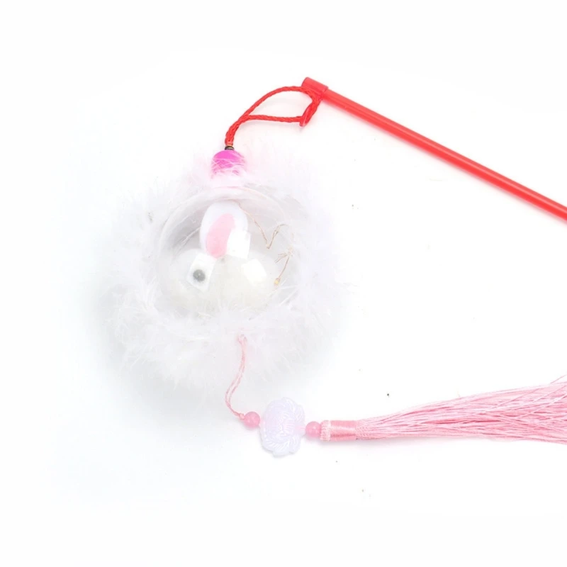 

Rabbit Shape Festival Lantern with Flashing Light Kids Gift for Spring Festivals