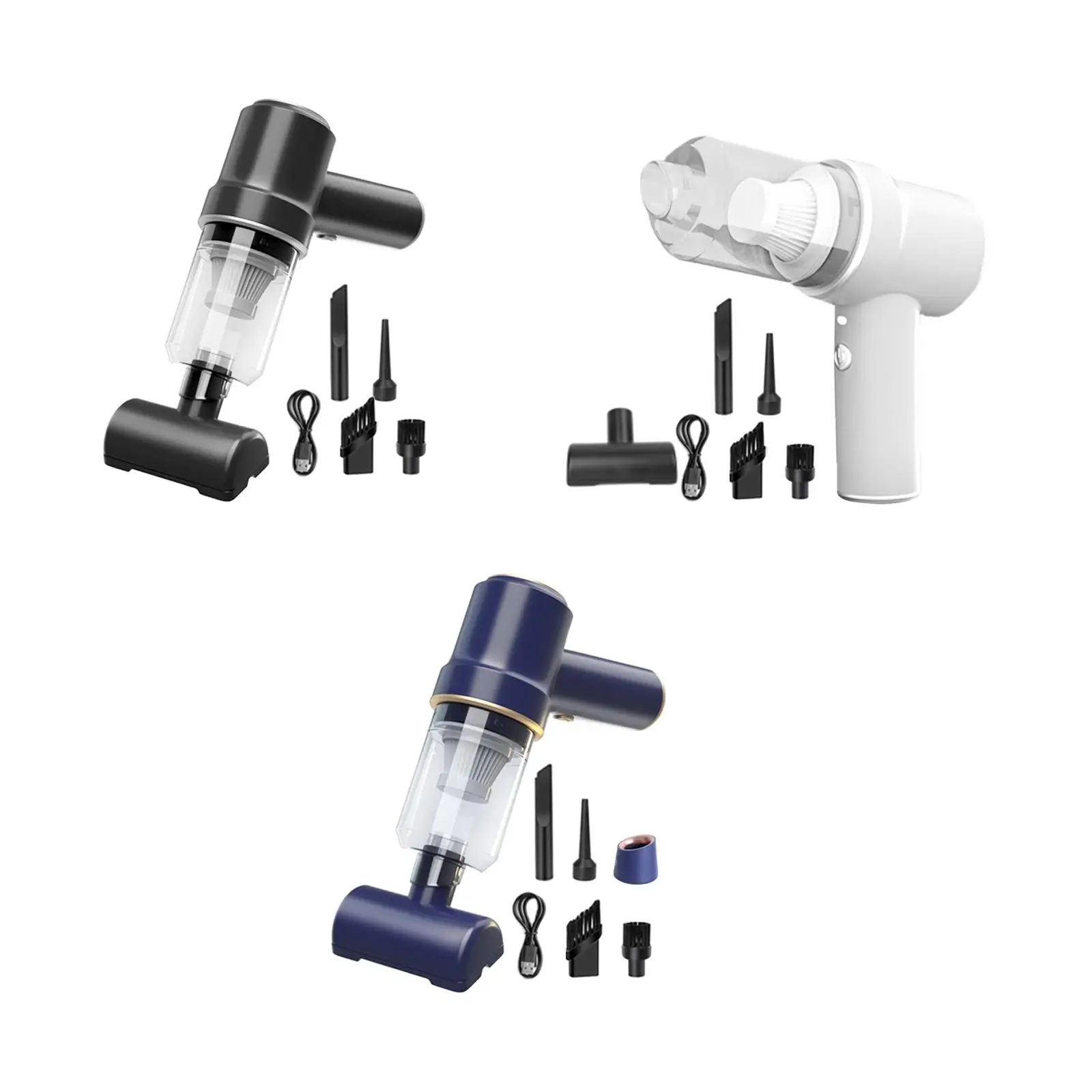 

Handheld Duster with Brush Reusable Portable Wireless Cleaner for Home Vehicle