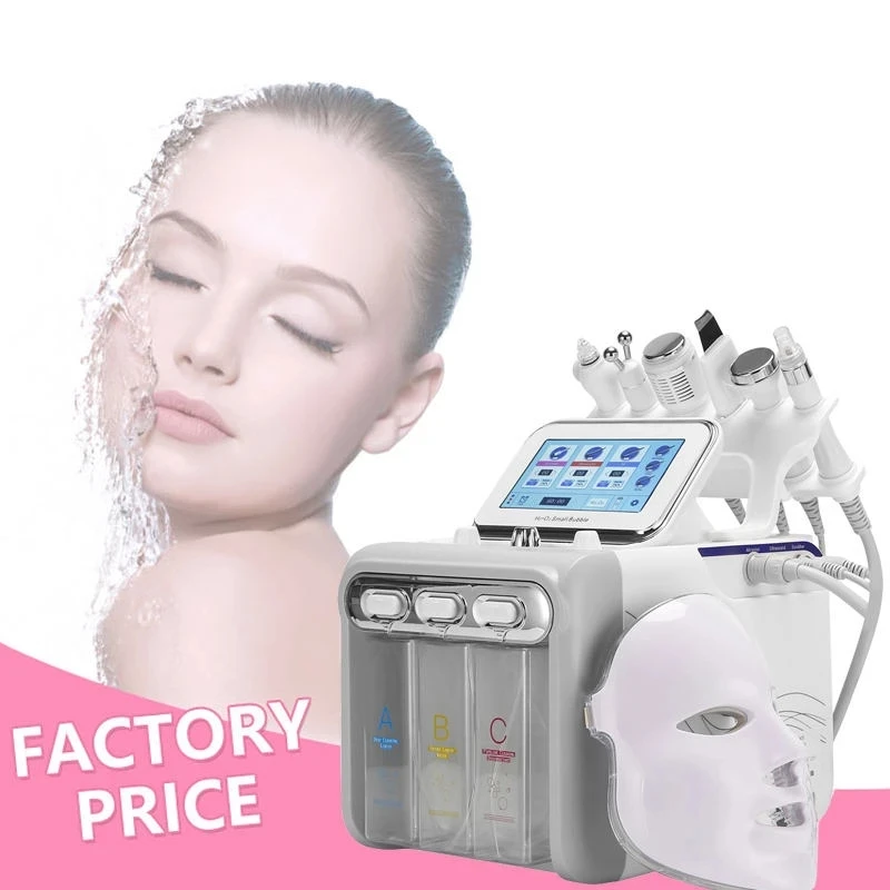 

7 in1 H2O2 Water Oxygen Jet Peel Hydra Beauty Skin Cleansing Hydra Dermabrasion Facial Water Aqua Peeling Machine for home use