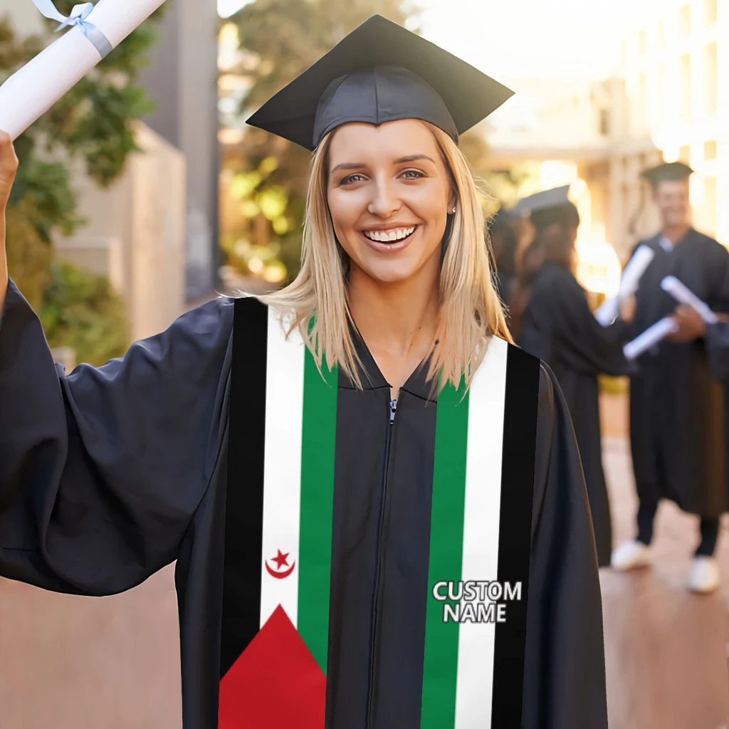 

Шарф из Саудовской Арабской демократии с именем на заказ, палантин с завязкой на выпускной, аксессуар унисекс для вечеринки для взрослых и с...