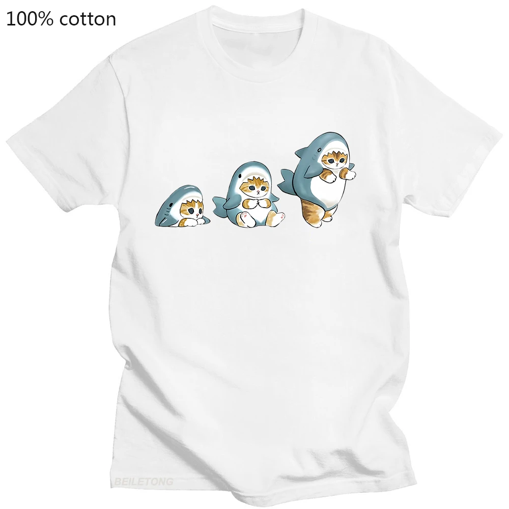 

Women 100% Cotton T-shirt Kawaii CAT T Shirt for Girls Harajuku Cute Graphic TShirt Print Aesthetic Clothes Ladies Tees Cotton