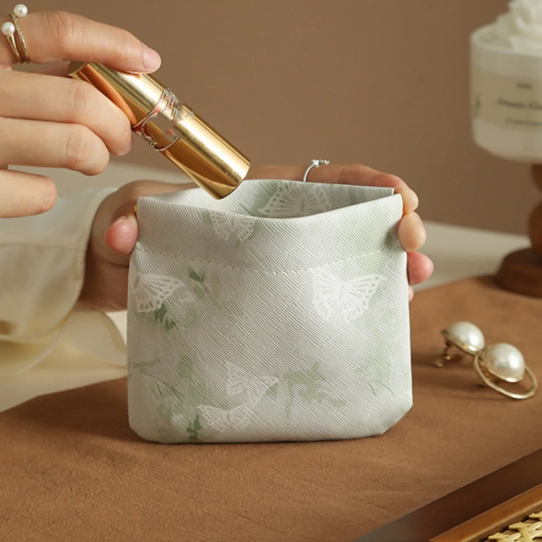 Портативная сумка-Органайзер из искусственной кожи для наушников и проволоки