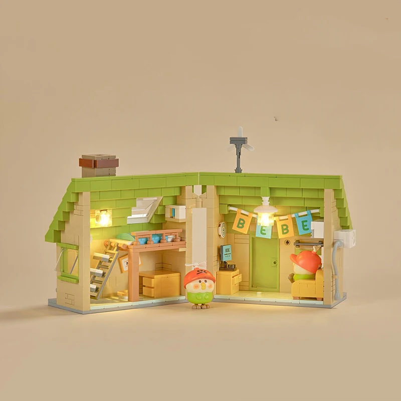 

Конструктор «сделай сам», дом-попугай, креативная модель робота, птицы, бриллиантовый кирпич, Набор фигурок, сборная игрушка для детей, рожд...