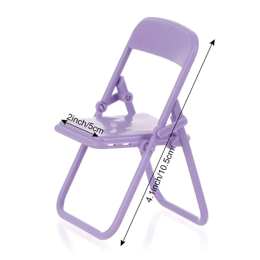 

Миниатюрная игрушка для дома, имитация мебели для кукольного домика, складной стул, аксессуары для кукольного домика, миниатюрный стул 1:12