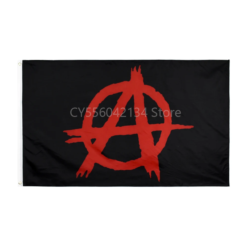 

Anarchy red flag flag Home Decoration Outdoor Decor Polyester Banners and Flags 90x150cm 120x180cm