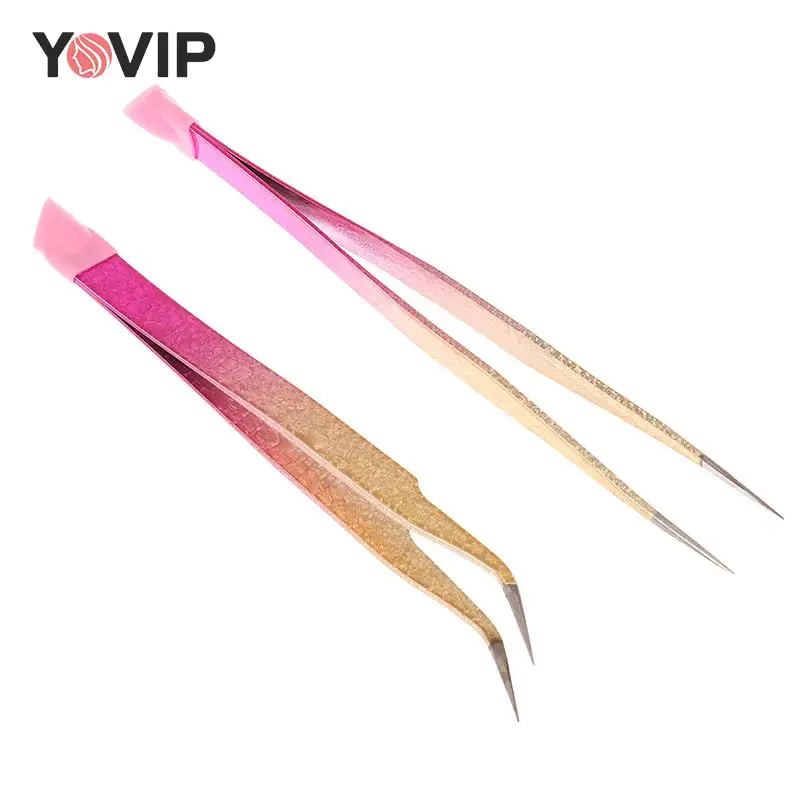 

2 шт., пинцет для наращивания ресниц